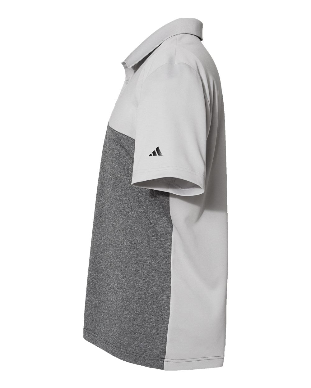Heathered Colorblocked 3-Stripes Polo